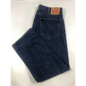 LEVI'S 550 RELAXED FIT BLUE DENIM MENS SIZE 38X30 ZIP FLY